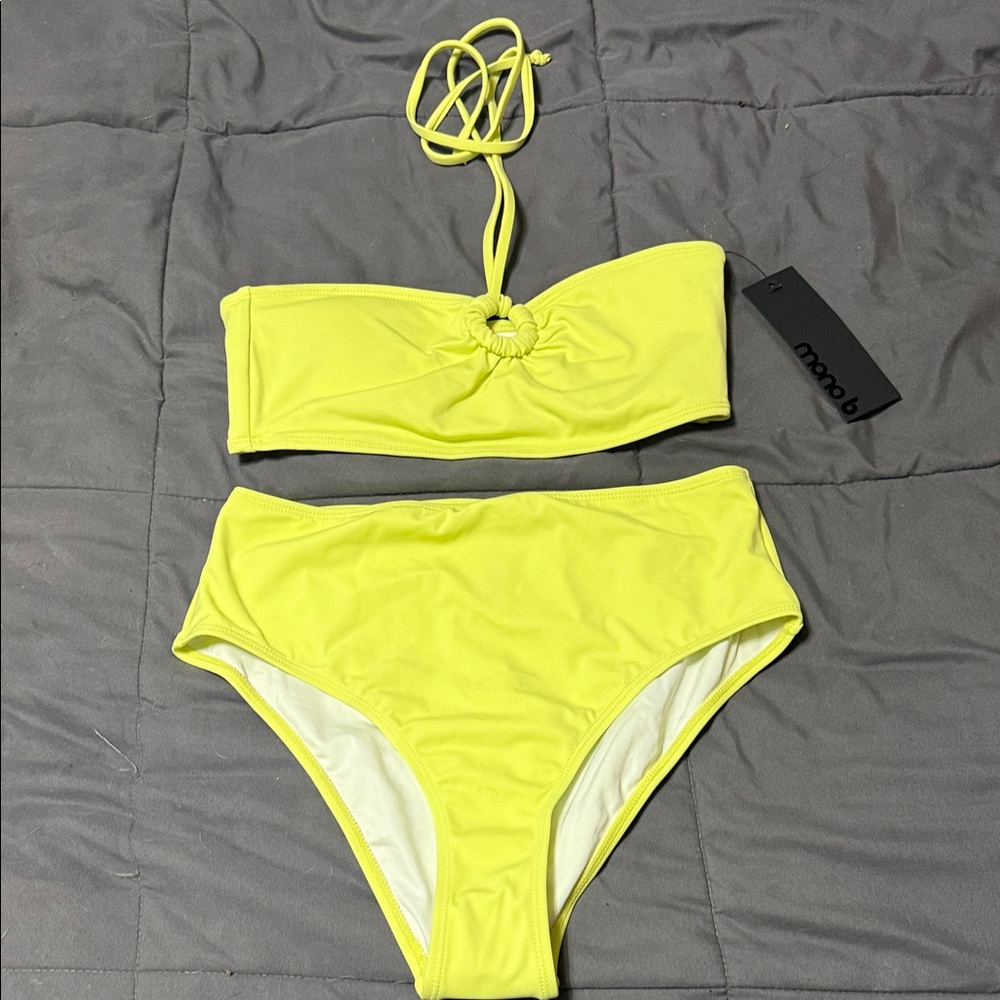 Mono B Vibrant Yellow Bikini Set